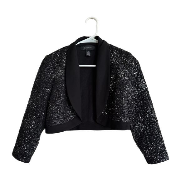 R&M Richards Black and Silver Dress Suit, Size 6, Pre-owned - Picture 7 of 9